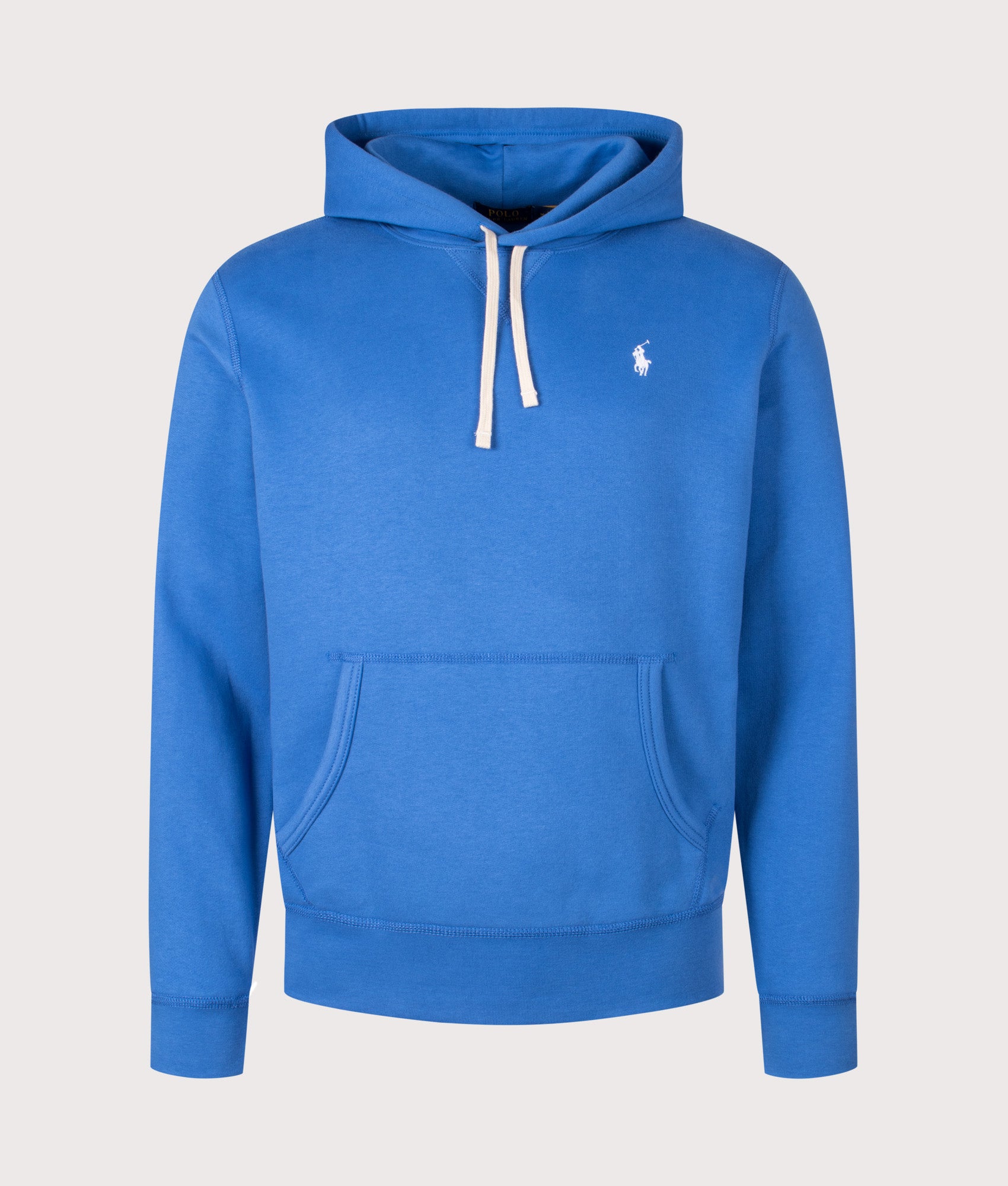 Relaxed Fit RL Fleece Hoodie. Shot by EQVVS. Front shot.