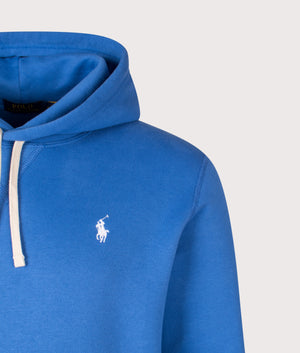 Relaxed Fit RL Fleece Hoodie. Shot by EQVVS. Detail shot.