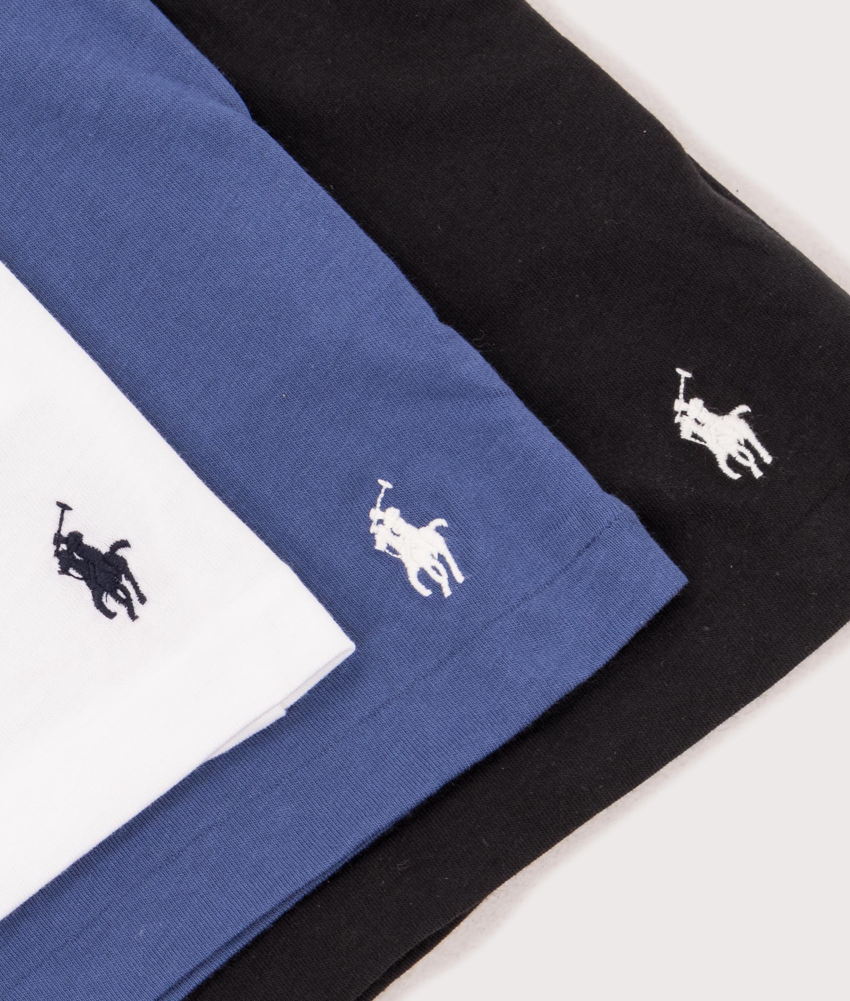 Canvas Weave Overshirt in Black/Old Royale/White. 100% Cotton |  Polo Ralph Lauren  | Shot at EQVVS | Detail shot 