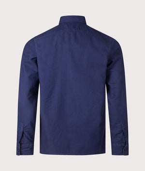 Garment-Dyed Oxford Overshirt. Shot by EQVVS. Detail shot.