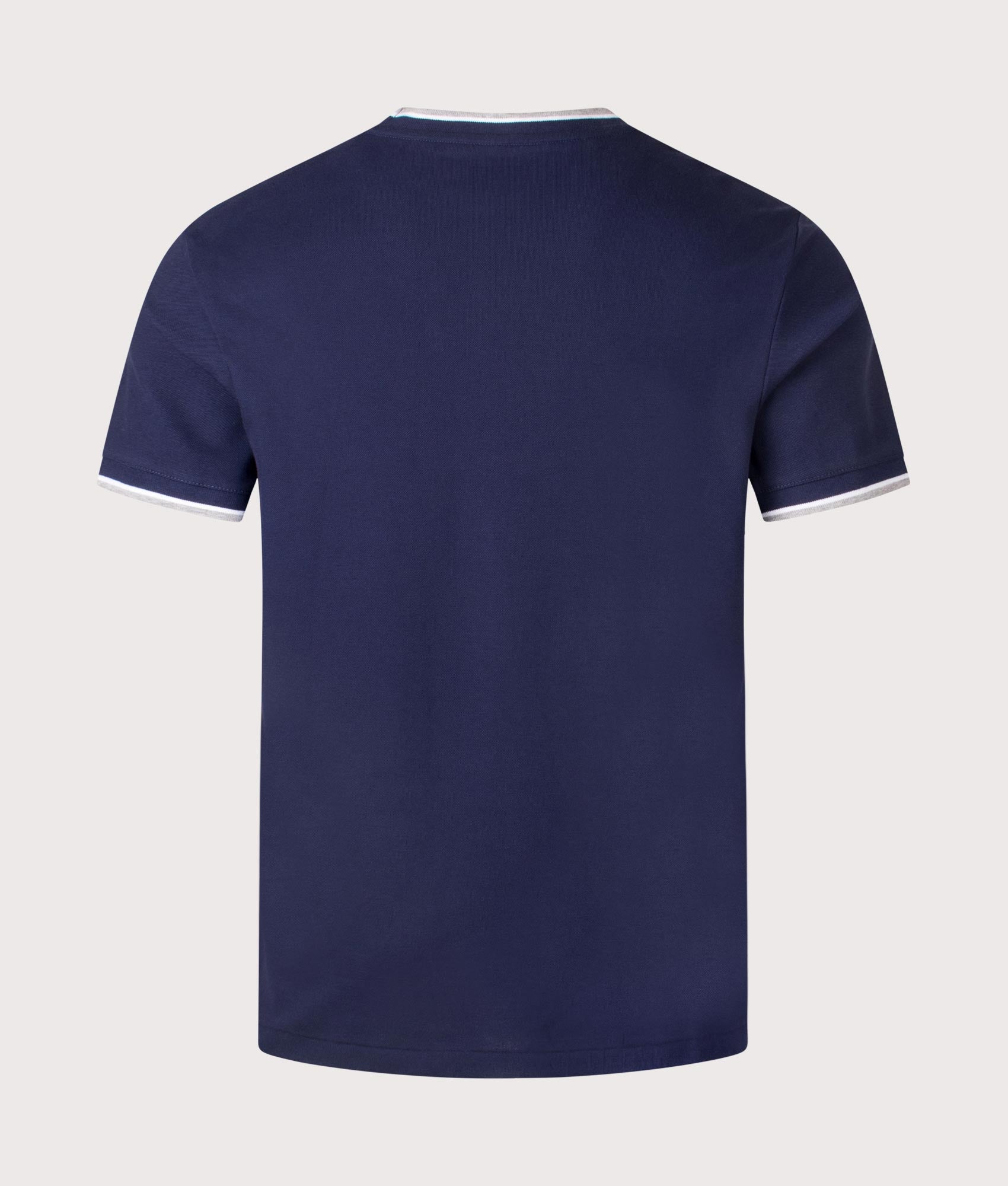 Polo Ralph Lauren Classic Fit Stretch Mesh T-Shirt in Navy. EQVVS back shot.
