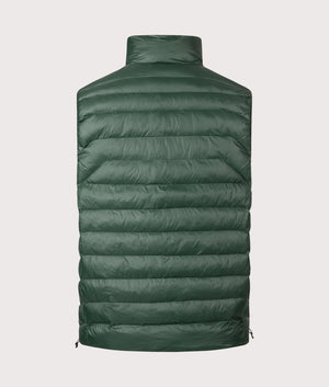 The Colden Packable Vest in College Green. | Polo Ralph Lauren | Shot at EQVVS | Back shot