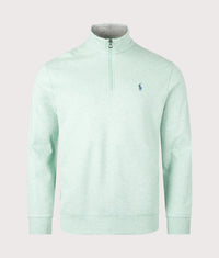 Quarter Zip Sweatshirt: 068 Celadon Heather 