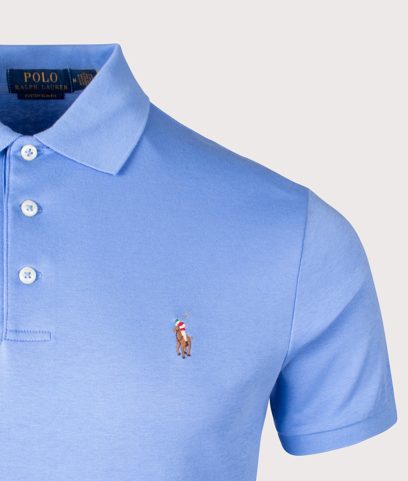 Custom Slim Fit Soft Cotton Polo Shirt | Polo Ralph Lauren | EQVVS