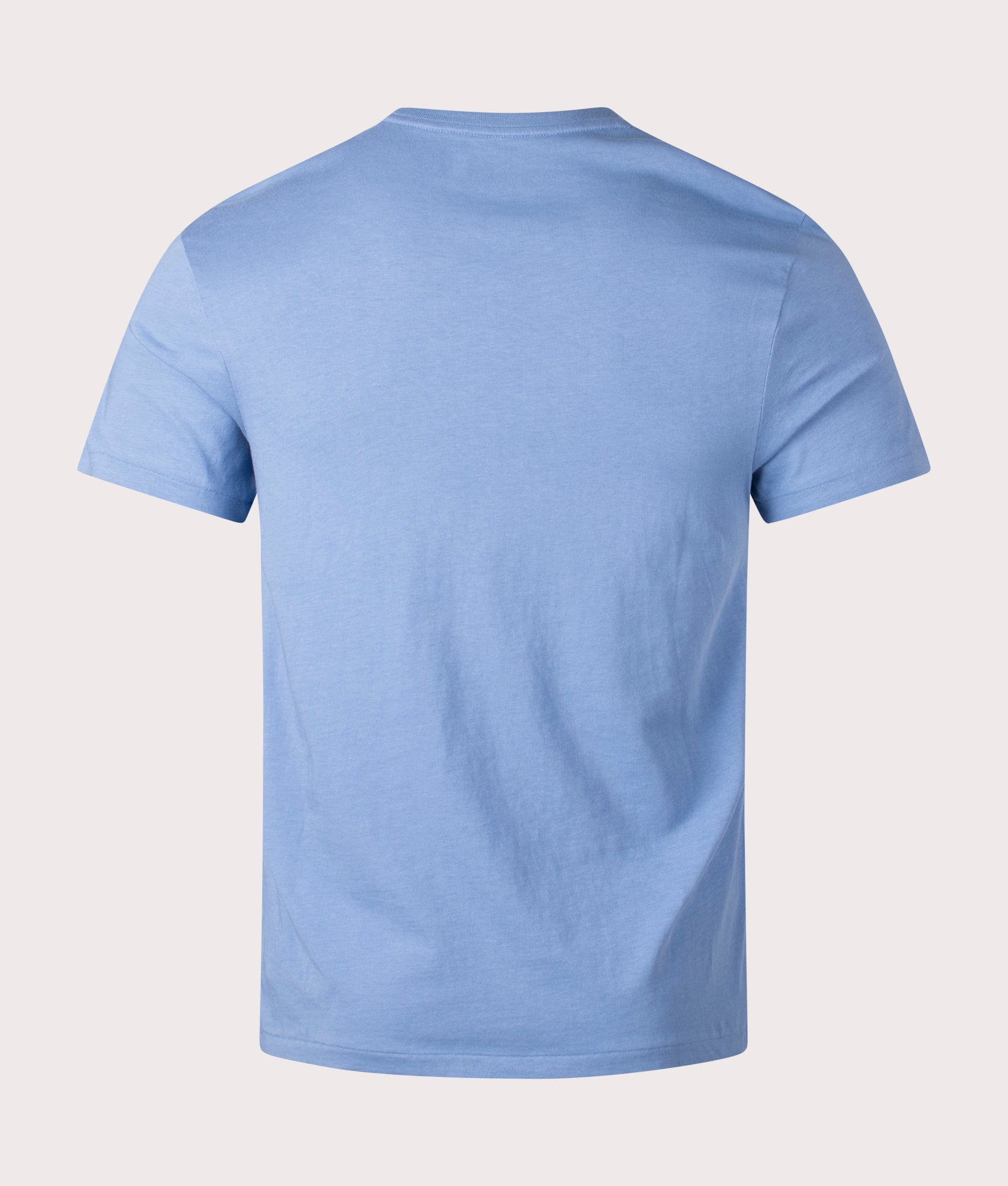Polo Ralph Lauren Custom Slim Fit Jersey T-Shirt in Campus Blue at EQVVS. Back Shot.