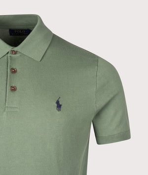 Cotton Knitted Polo Shirt. Shot by EQVVS. Detail shot.