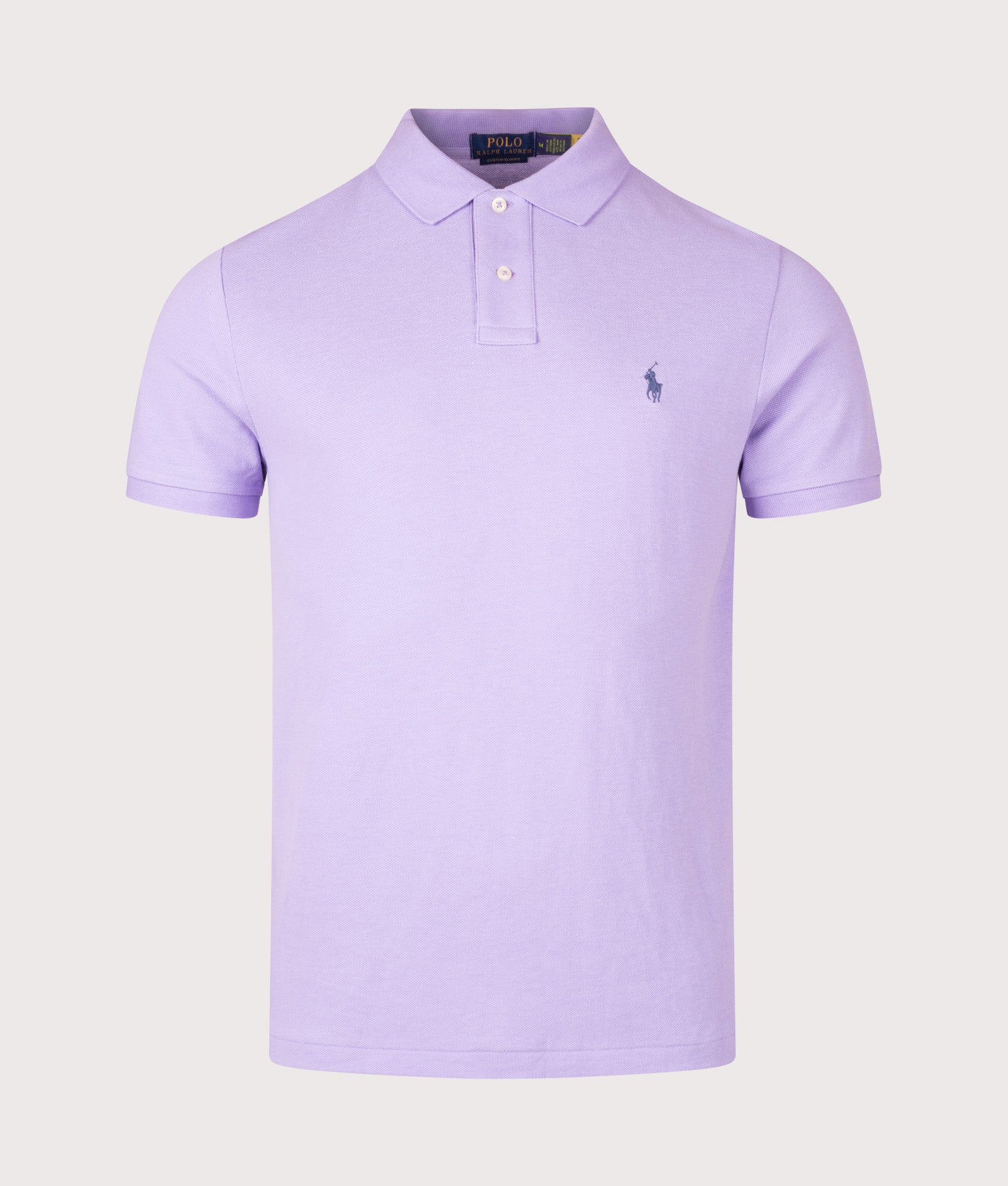 Custom Slim Fit Mesh Polo Shirt. Shot by EQVVS. Front shot.