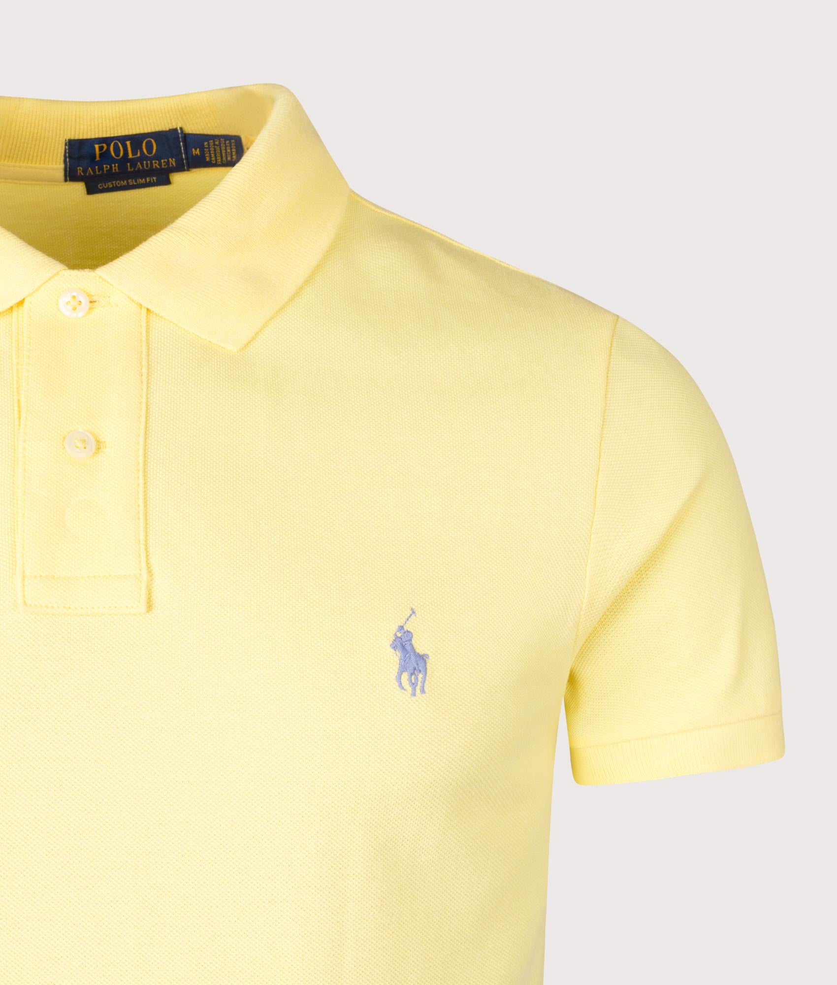 Custom Slim Fit Mesh Polo Shirt