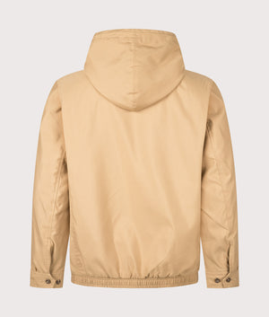 Twill Hooded Jacket. Shot by EQVVS.  shot. Back Shot.