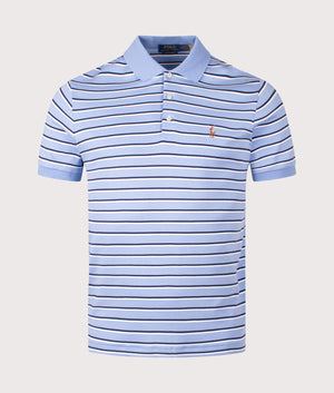slim fit dress slacks Custom Fit Striped Linen Shirt POLO RALPH LAUREN Azzurro main image 1