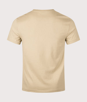 Custom Slim Fit Jersey T-Shirt in Nature Brown. | 100% Cotton | Polo Ralph Lauren | Shot at EQVVS | Back shot 