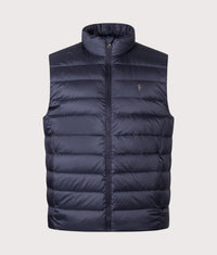 Colden Packable Down Vest: 410 Collection Navy 