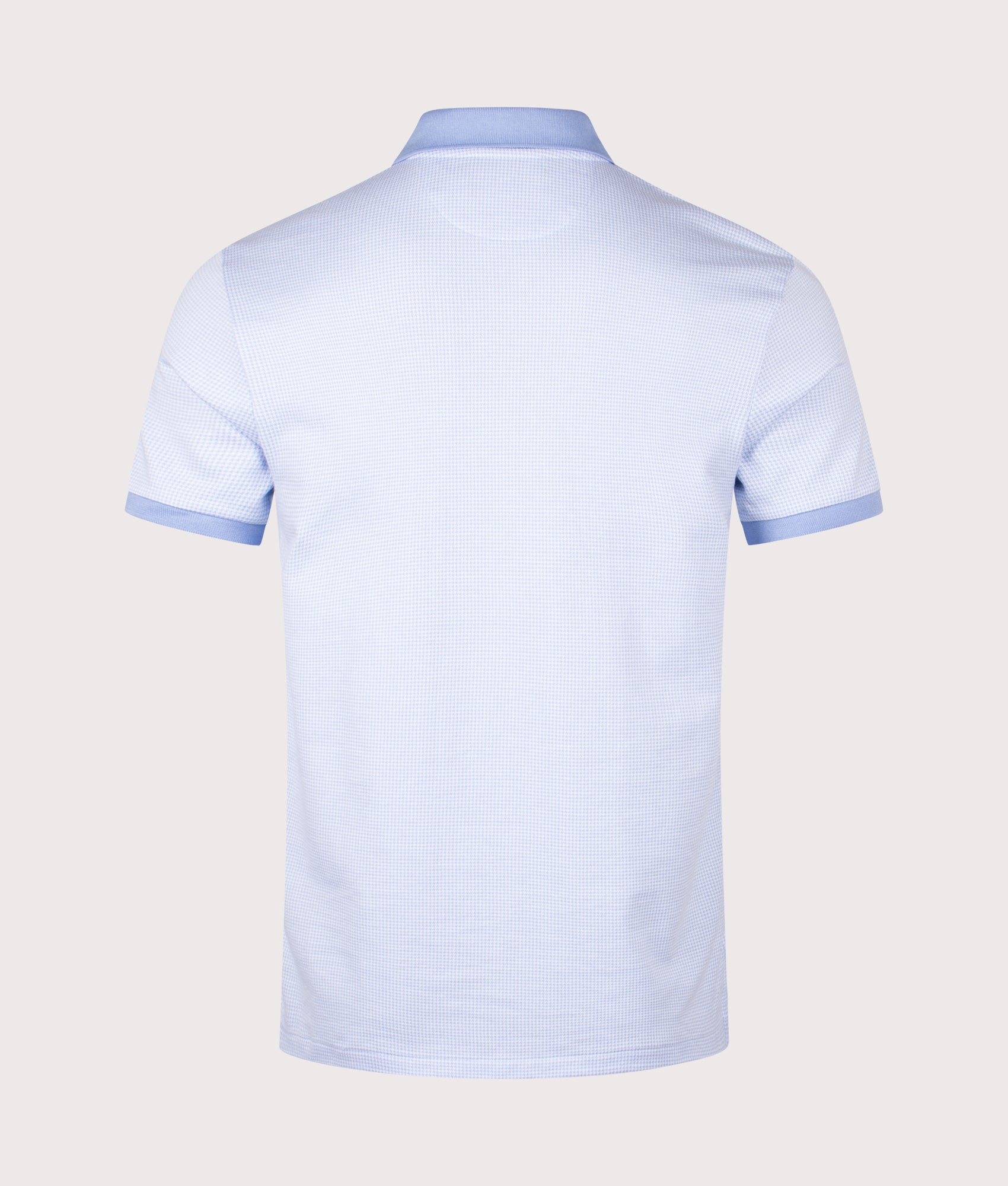 Custom Slim Fit Soft Cotton Polo Shirt. Shot by EQVVS. Back shot.