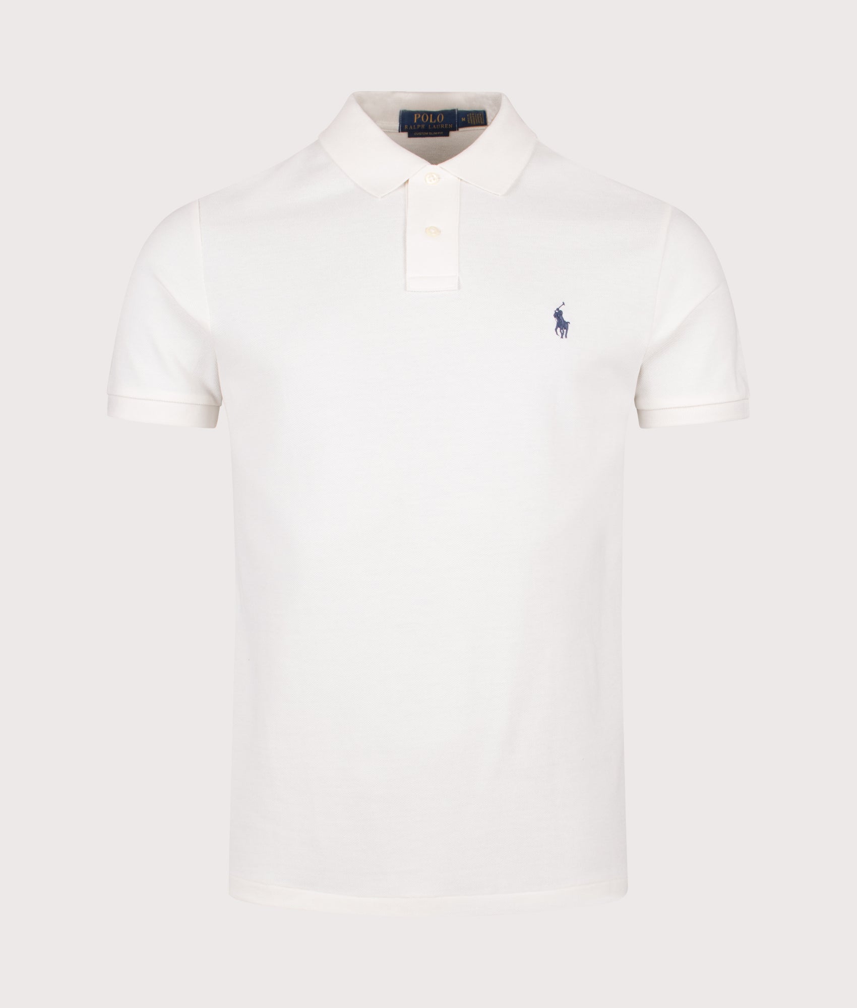 Custom Slim Fit Mesh Polo Shirt. Shot by EQVVS. Front shot.