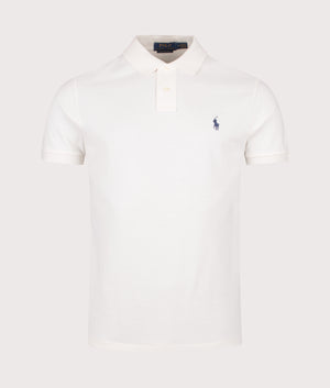 Custom Slim Fit Mesh Polo Shirt. Shot by EQVVS. Front shot.