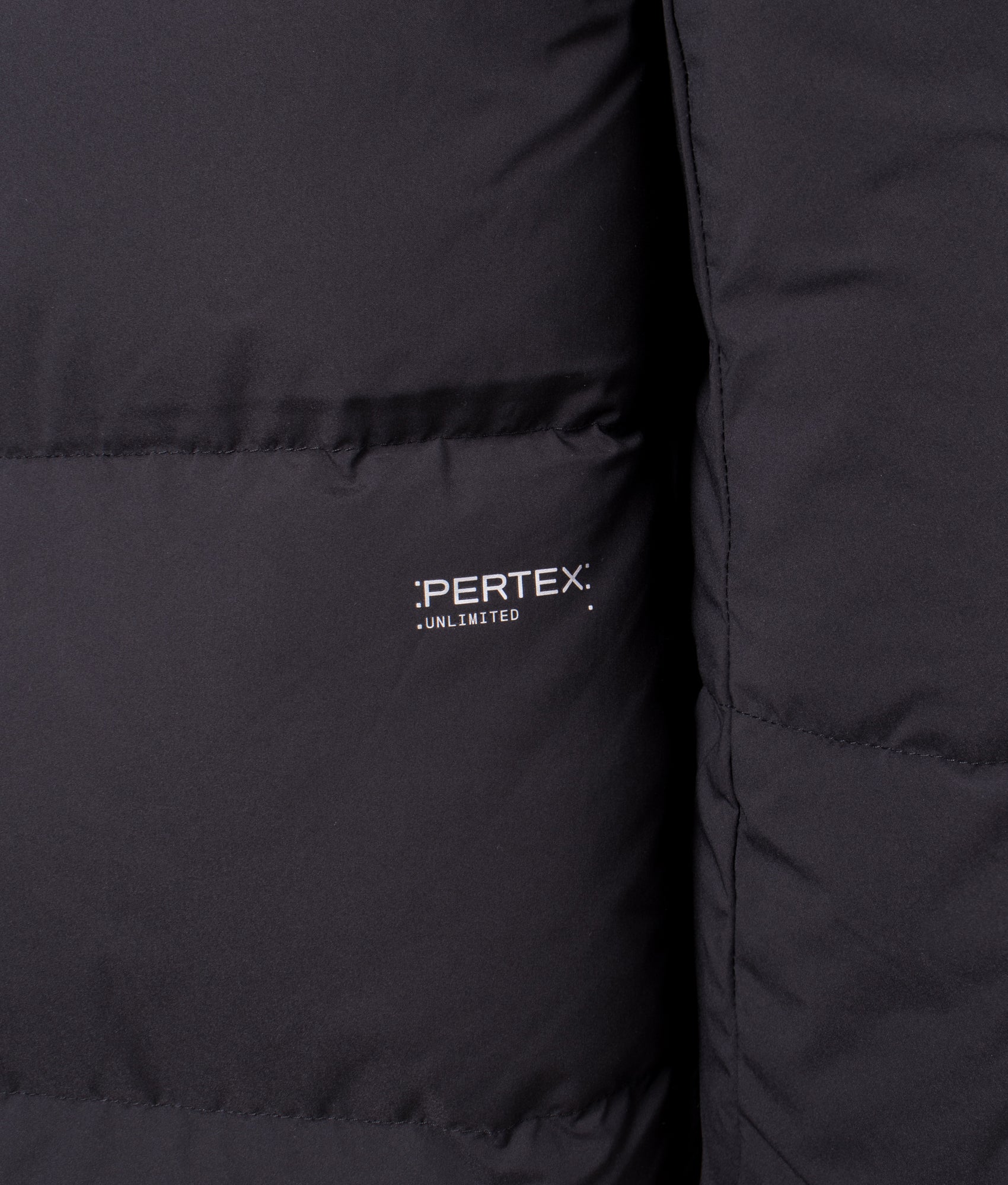 Matte Quilted Down Jacket in Polo Black | [Fabric composition not specified] | Polo Ralph Lauren | EQVVS | Front hem detail shot 