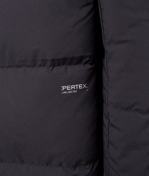 Matte Quilted Down Jacket in Polo Black | [Fabric composition not specified] | Polo Ralph Lauren | EQVVS | Front hem detail shot 
