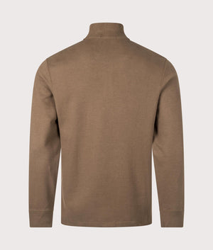 Estate-Rib Quarter Zip Knit. Shot by EQVVS. Back shot.