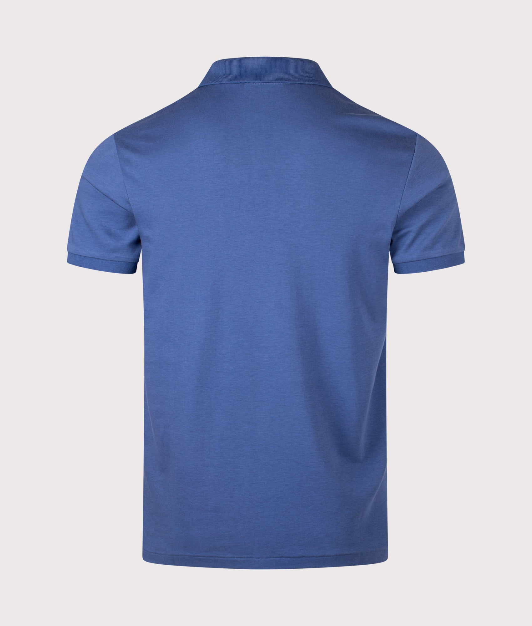 Custom Slim Fit Soft Cotton Polo Shirt. Shot by EQVVS.Back shot.