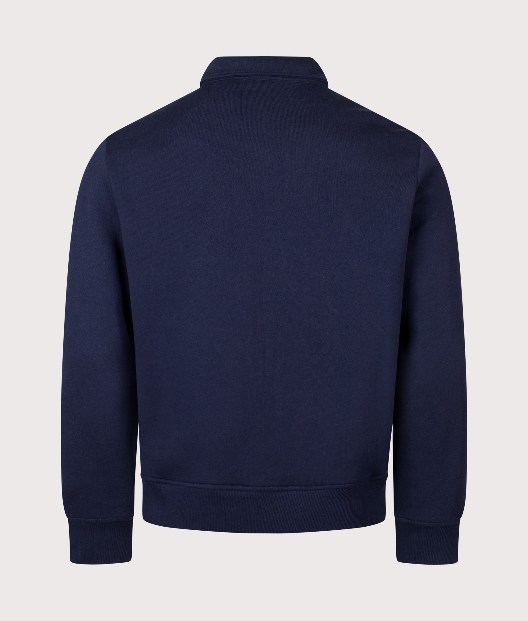 RL Logo Collared Sweatshirt in Cruise Navy | Polo Ralph Lauren | EQVVS | Back shot 
