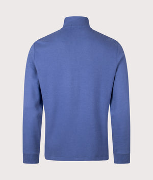 Estate-Rib Quarter Zip Knit. Shot by EQVVS. Back shot.