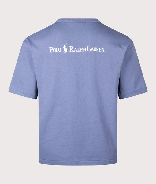 Relaxed Fit Logo Jersey T-Shirt in Blue Polo Ralph Lauren EQVVS