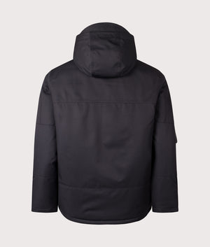 Insulated Hooded Windbreaker by Polo Ralph Lauren in Polo Black. Shot by EQVVS. Back shot.