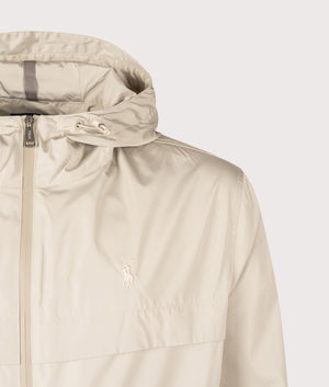Lightweight Hooded Jacket. Shot by EQVVS. Detail shot.