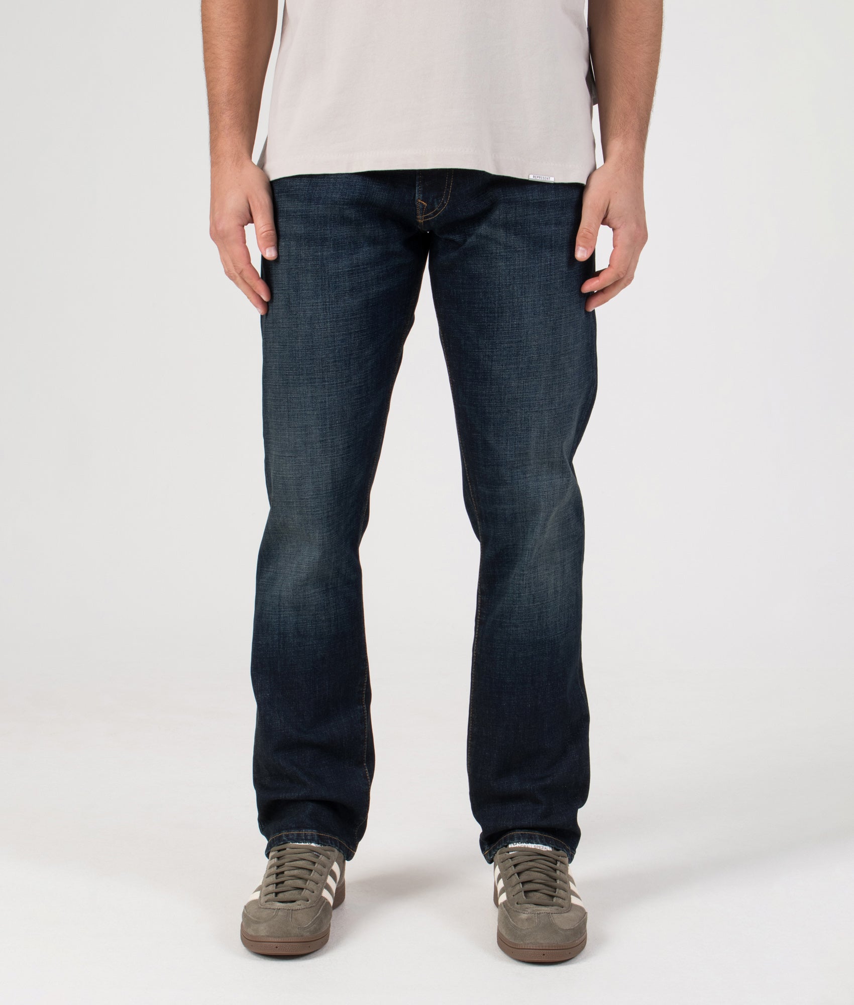 Polo Ralph Lauren Hampton Relaxed Straight stretch in Murphy Stretch at EQVVS Menswear. Front shot.