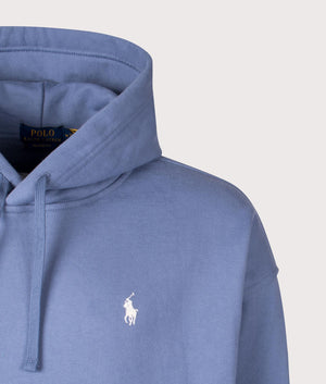 Relaxed Fit Logo Hoodie. Shot by EQVVS. Detail shot.