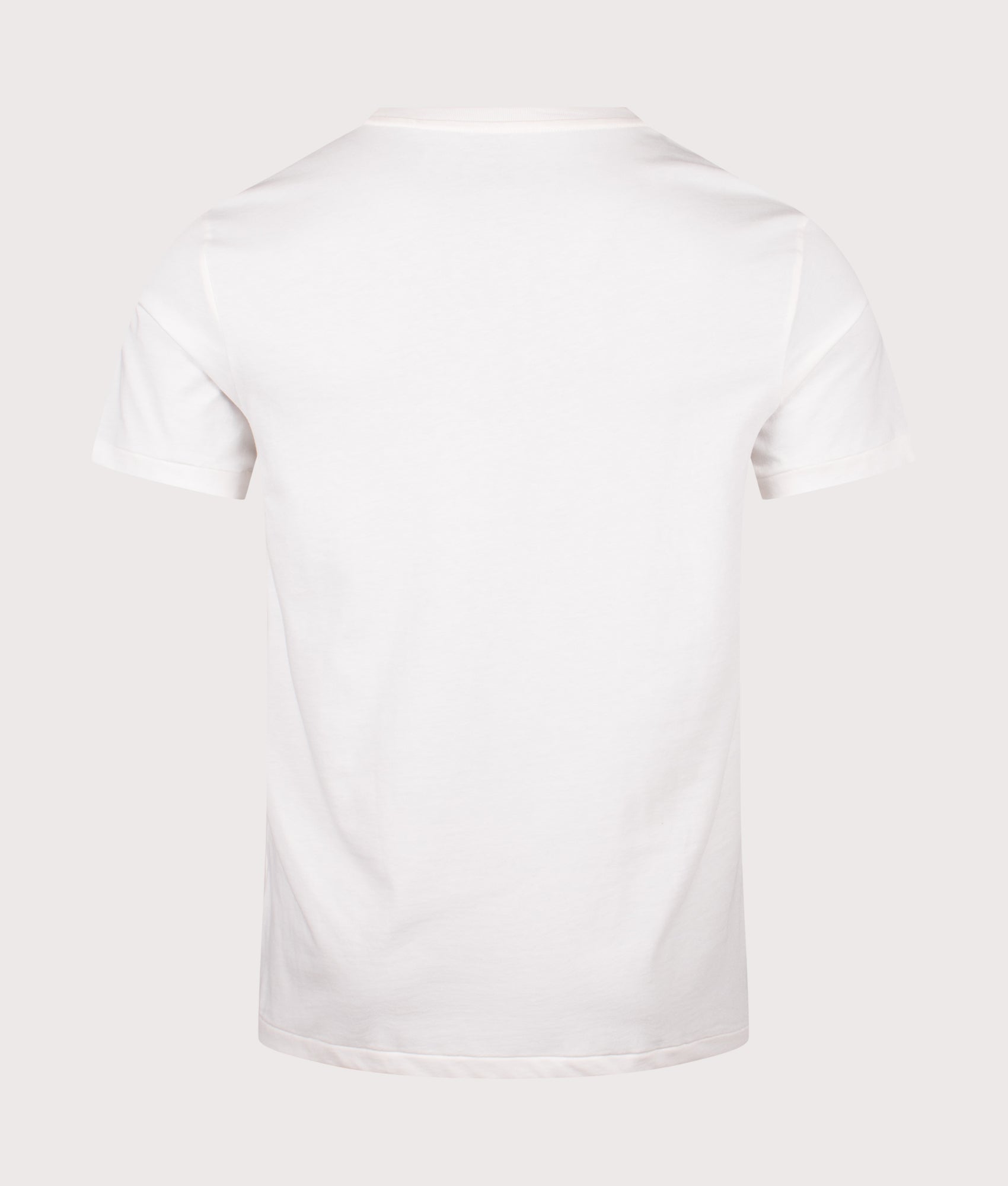 Polo Crest Jersey T-Shirt. Shot by EQVVS. Back shot.