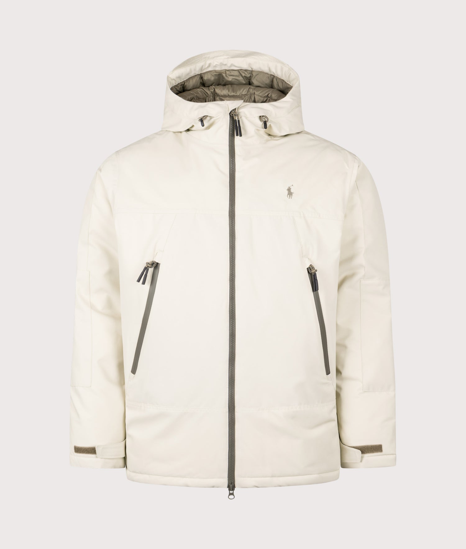 Insulated Hooded Windbreaker in Basic Sand | Polo Ralph Lauren | EQVVS