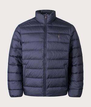 Colden Packable Matte Jacket in Collection Navy | Polo Ralph Lauren | EQVVS | Front shot 