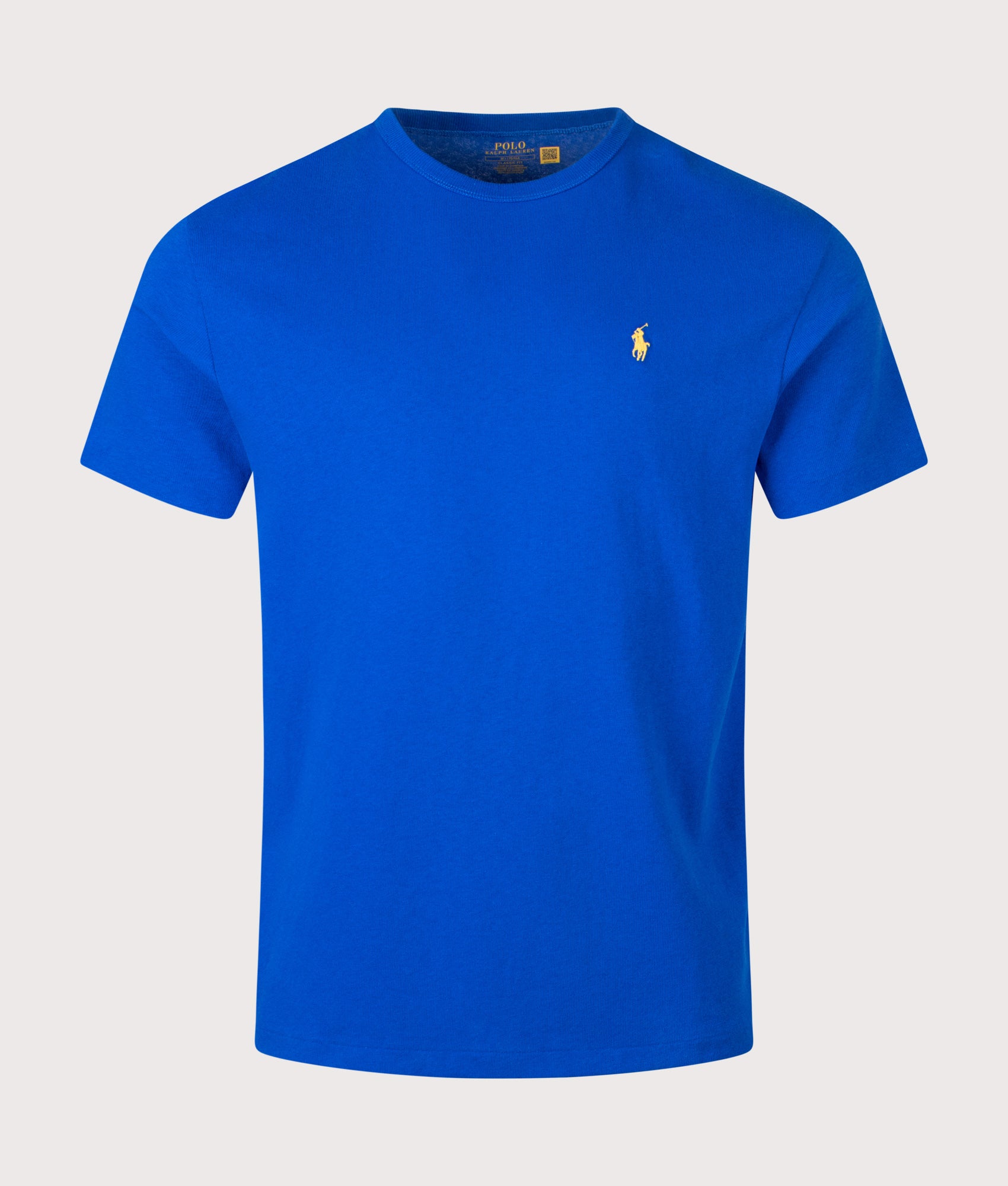 Classic Fit Jersey T-Shirt in Heritage Blue. | 100% Cotton | Polo Ralph Lauren | Shot at EQVVS | Front shot