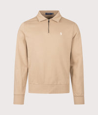 Loopback Quarter Zip Sweatshirt: 003 Vintage Khaki 