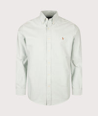 Custom Fit Iconic Oxford Shirt: 504 Faded Mint 