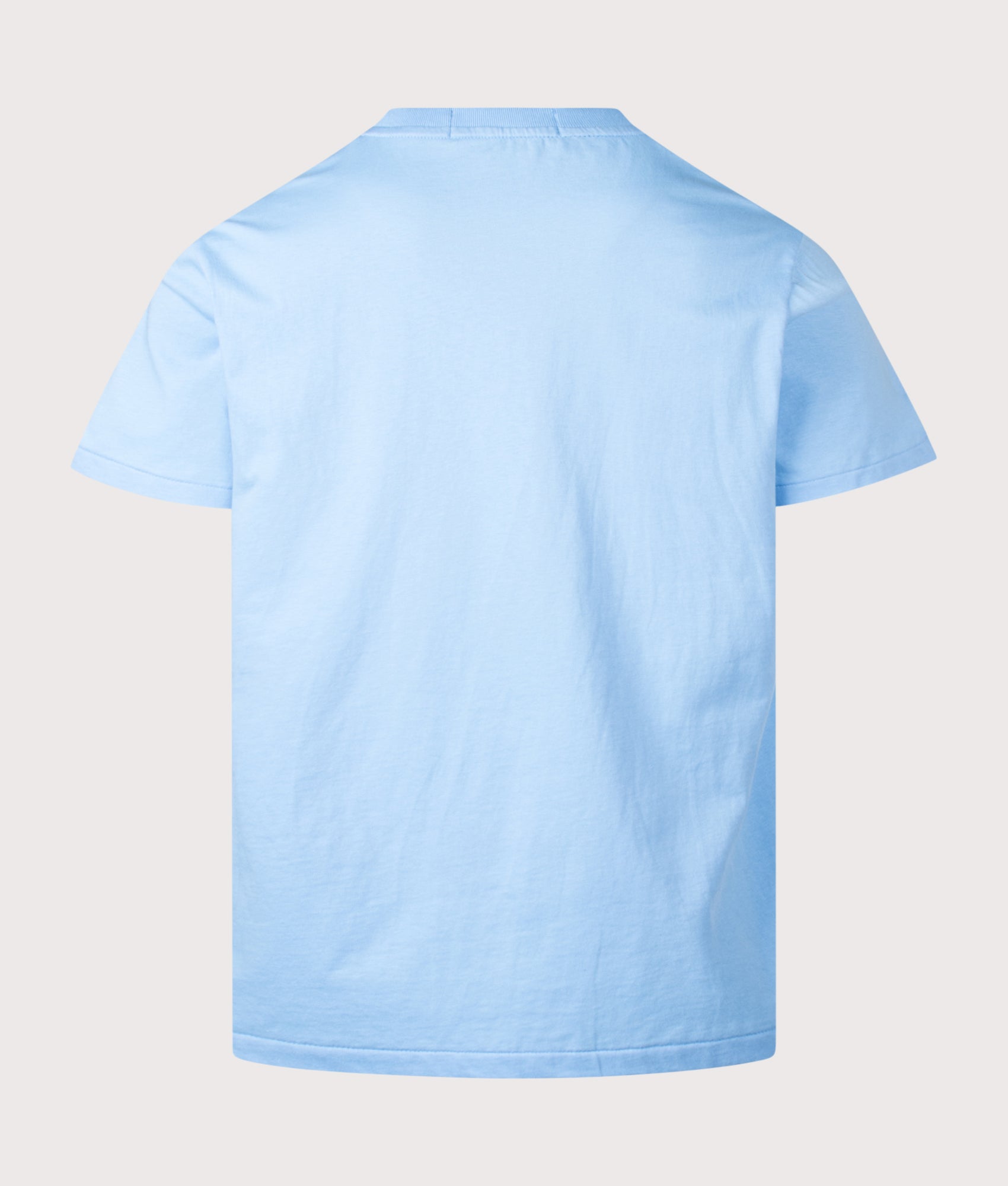 Polo Ralph Lauren Classic Fit Polo Sport T-Shirt in Chatham Blue at EQVVS Menswear. Back shot.