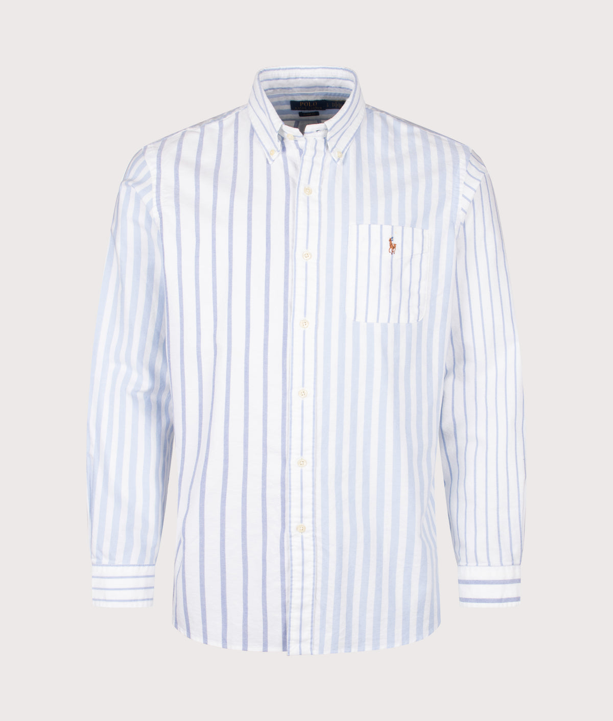 Polo Ralph Lauren Classic Fit Oxford Fun Shirt in Nautical Funshirt at EQVVS Menswear. Front shot.