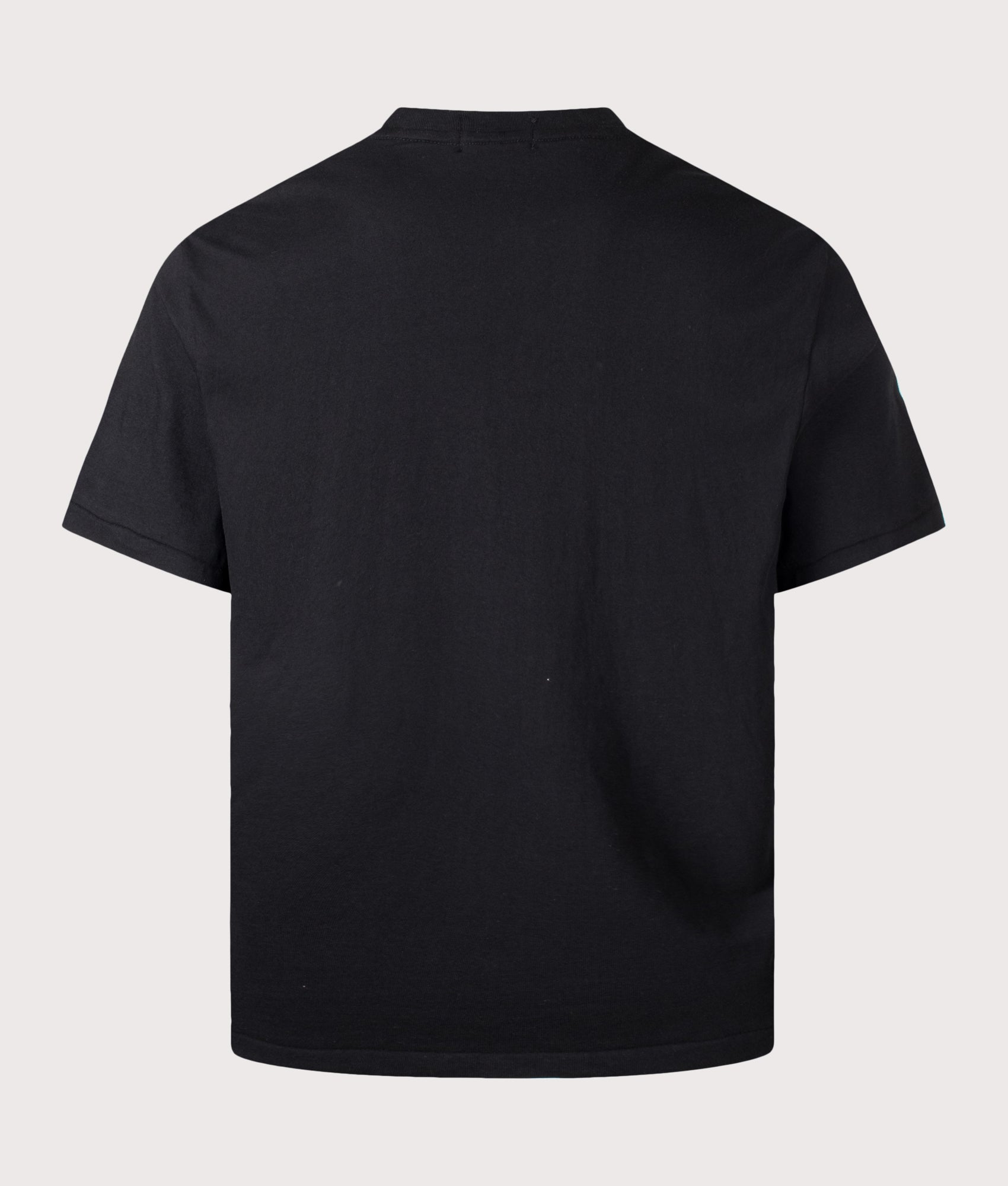 Polo Ralph Lauren Classic Fit Logo T-Shirt in Polo Black at EQVVS Menswear. Back shot.