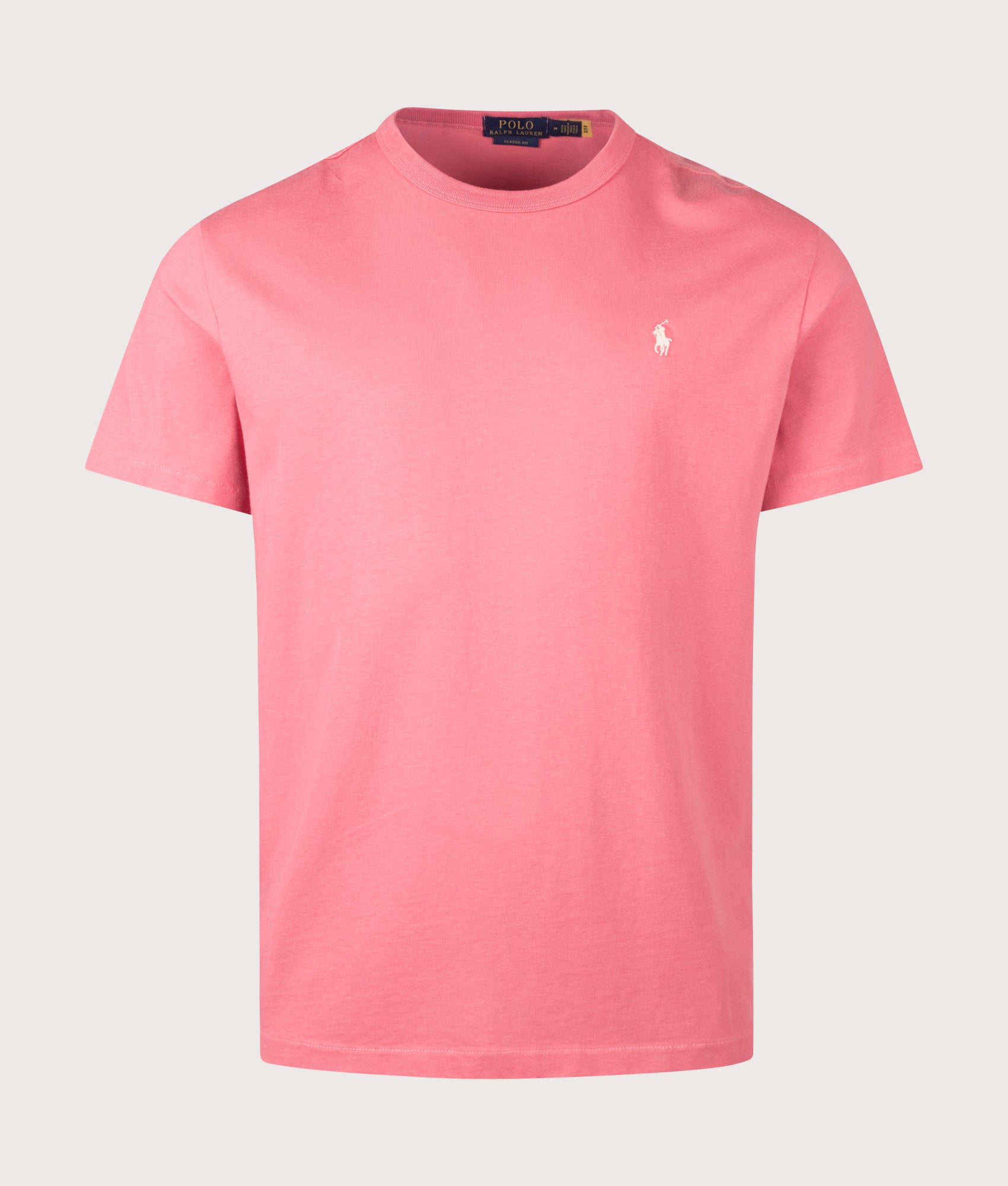 Polo Ralph Lauren Classic Fit Jersey T-Shirt in Red Sky at EQVVS Menswear. Front shot.