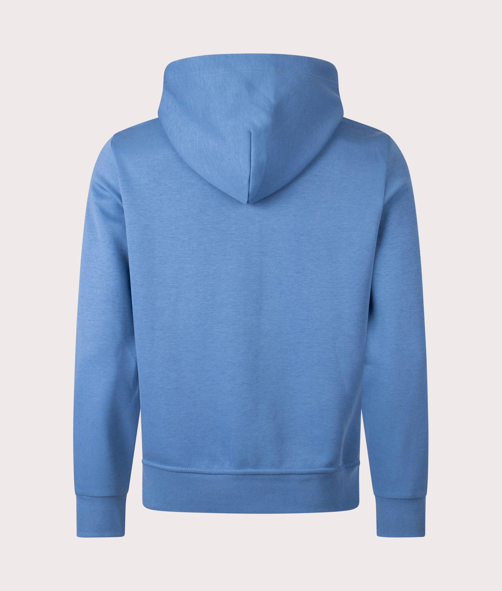 Zip Through Double Knit Hoodie in Delta Blue | Polo Ralph Lauren | EQVVS | Back shot 