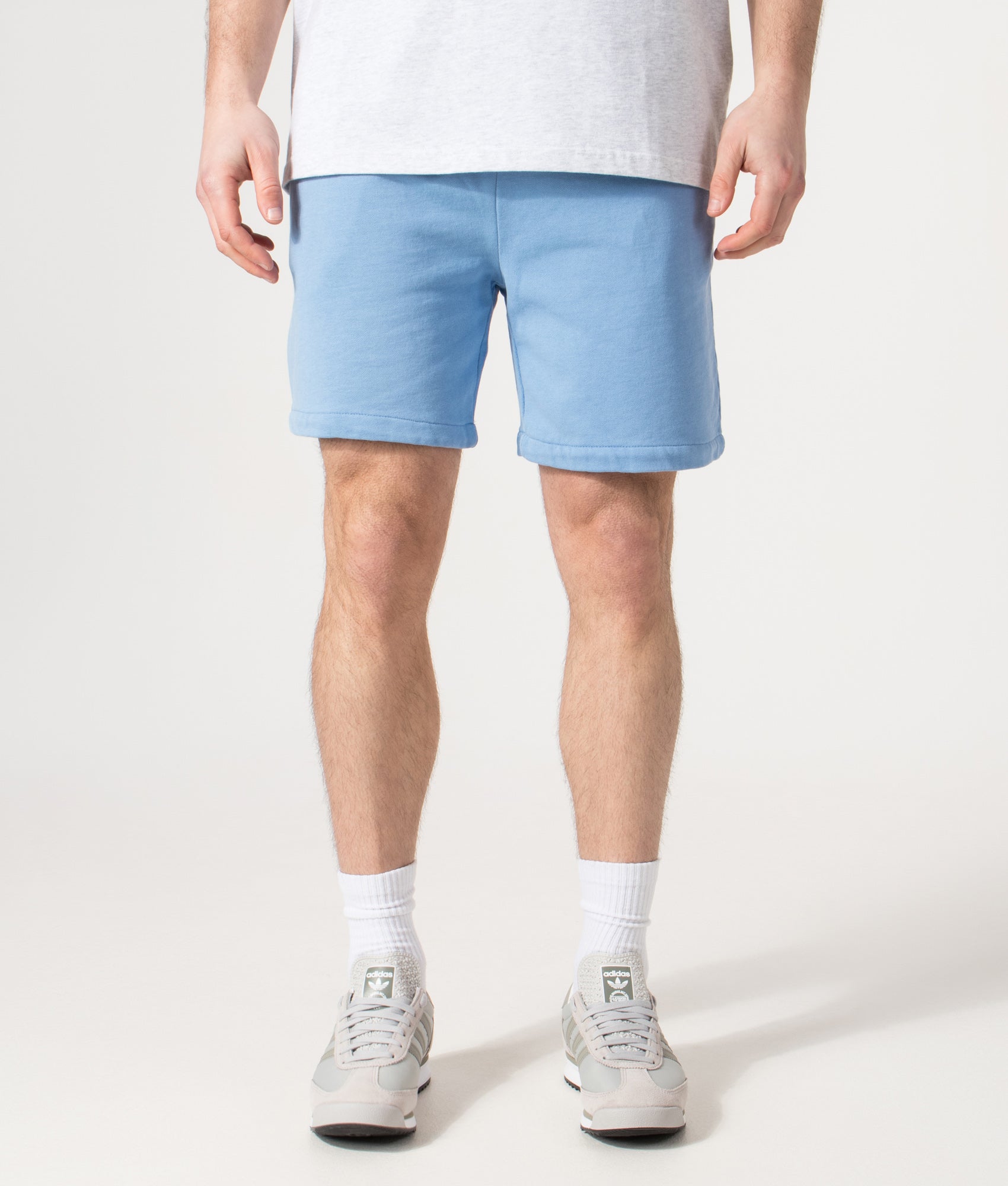 Polo Ralph Lauren Athletic Shorts in Bristol Blue at EQVVS Menswear. Front shot.