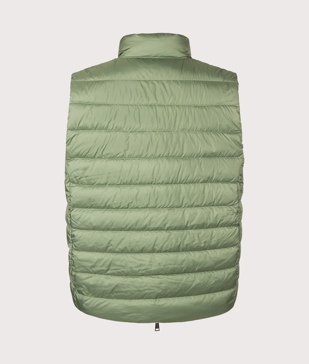 Polo Ralph Lauren The Colden Packable Down Vest in Fatigue at EQVVS Menswear. Back shot.
