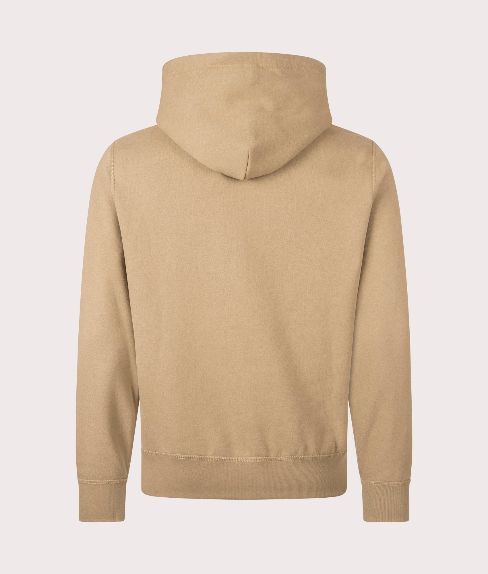 Relaxed Fit Fleece Hoodie in New Tan | Polo Ralph Lauren | EQVVS | Back shot 