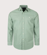 Custom Fit Garment-Dyed Oxford Shirt: 514 Faded Mint 