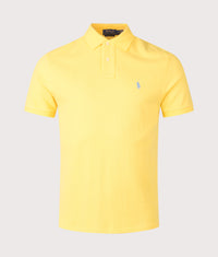 Custom Slim Fit Mesh Polo Shirt: 509 Sunfish Yellow 