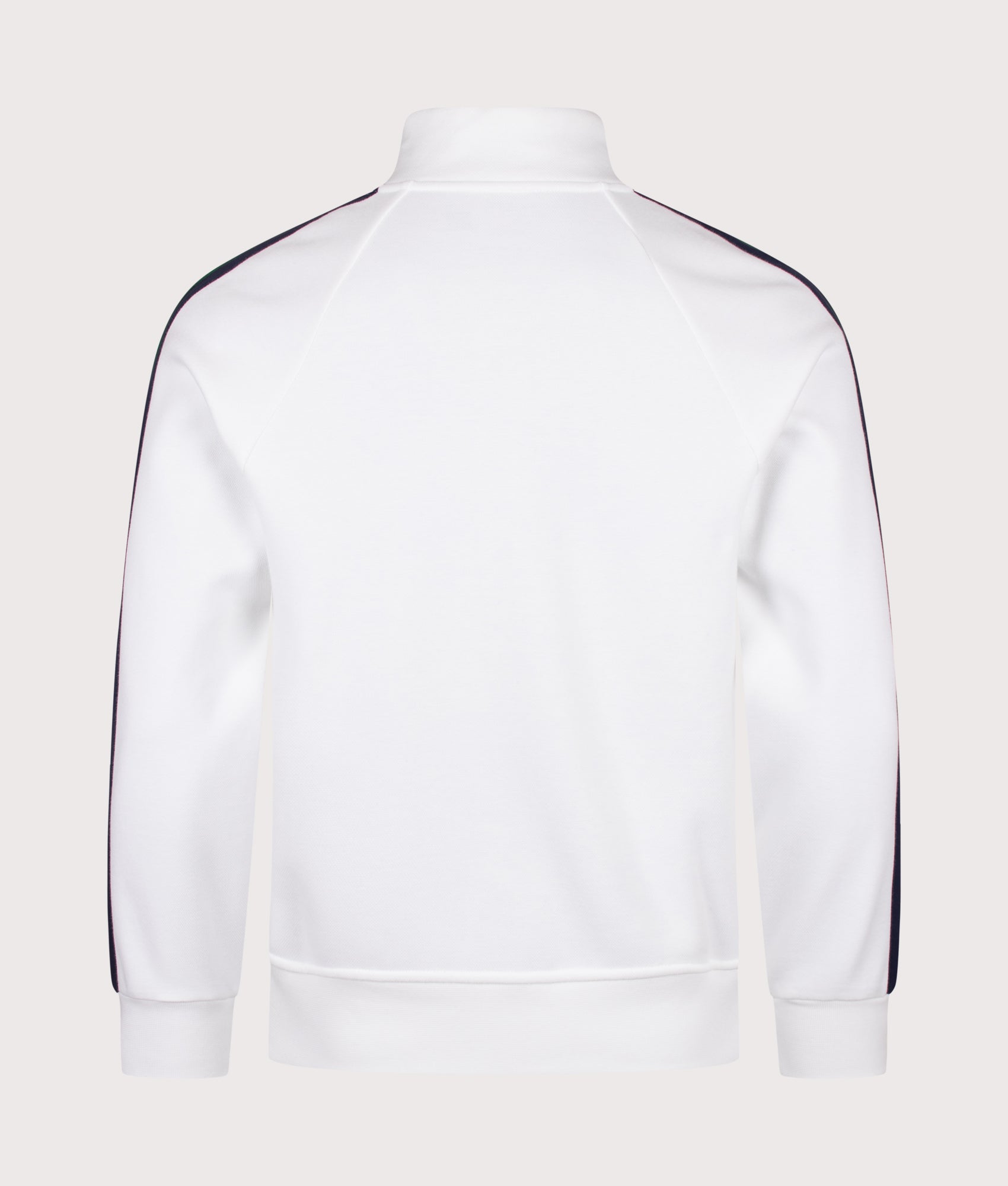 Polo Ralph Lauren Regular Fit Track Top in White at EQVVS Menswear. Back shot.