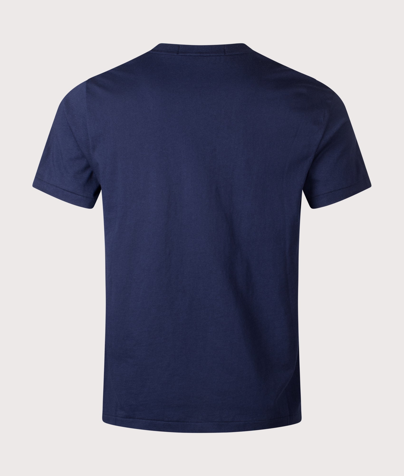 Polo Ralph Lauren Classic Fit Polo Sport T-Shirt in Cruise Navy at EQVVS Menswear. Back shot.