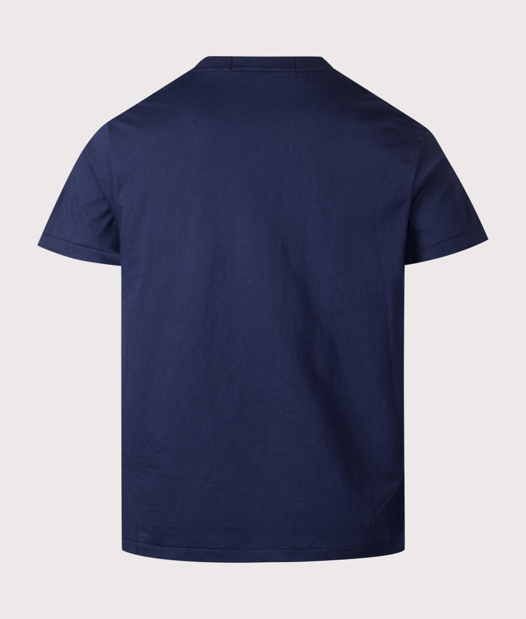 Polo Ralph Lauren Classic Fit Polo Sport T-Shirt in Cruise Navy at EQVVS Menswear. Back shot.