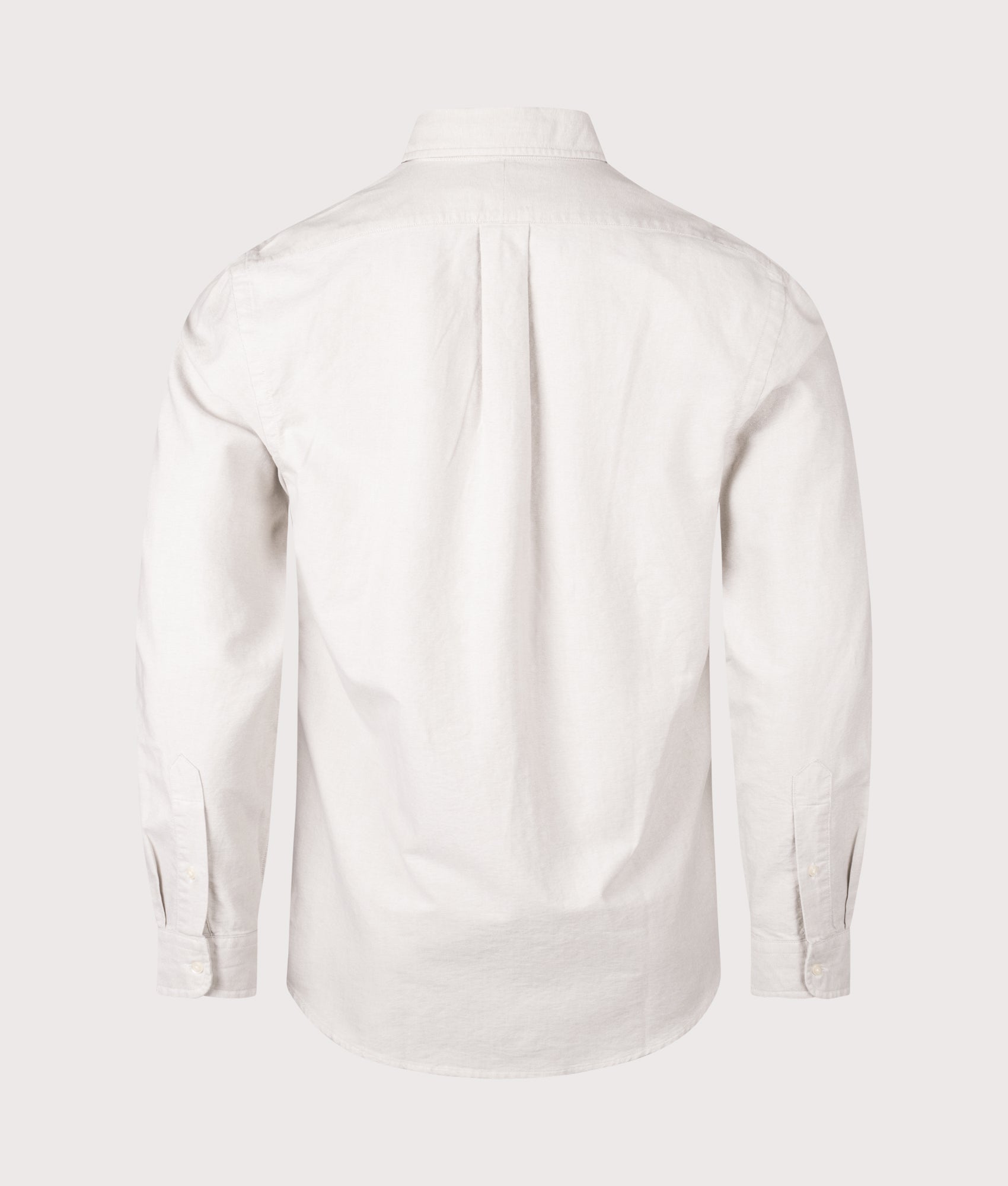 Custom Fit Lightweight Oxford Shirt. Shot by EQVVS. Back shot.